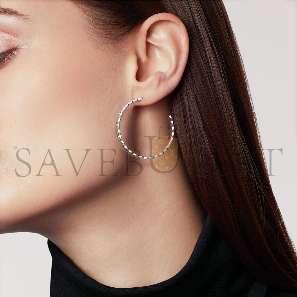 CHANEL COCO CRUSH HOOP EARRINGS J12094